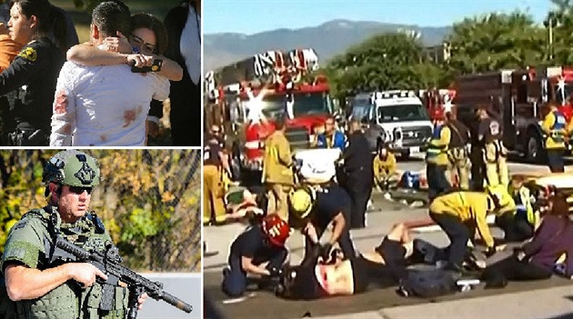 Policie v kalifornském San Bernardinu znekodnila pachatele stelby, která si...