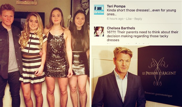 Gordon Ramsay elí kritice za to, e svým dcerám dovoluje nosit krátké sukn.