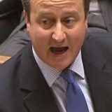 Britsk premir David Cameron v plamenn ei oznail nlety za kl k...