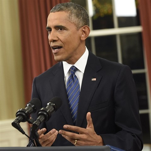 Barack Obama promluvil k Amerianm z Ovln pracovny.