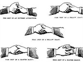 Zednái se na veejnosti prokazují napíklad zpsobem podání ruky.