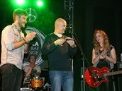 Ondej Soukup a Marek Ztracený poktili album Sabiny Kovákové.