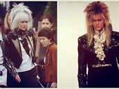Nicole Kidman v Londýn natáí nový film a lidé si ji pletou s Davidem Bowiem.