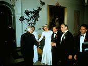 Diana a princ Charles na oficiální návtv Washingtonu v roce 1985.
