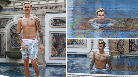 Bieber se svlékl do pl tla a stal se tváí nové kampan znaky Calvin Klein.