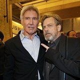 Parci dorazili na premiru: Harrison Ford a Mark Hamill.