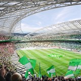 Slavn klub AS St. Etienne nastupuje na stadionu s kapacitou 41 965. Vrbv tm...