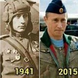 Nesmrtelnost Vladimra Putina by mla jednoznan dokazovat tato fotografie,...