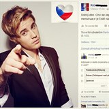 ei Justinovi na Facebooku pkn nakldaj.