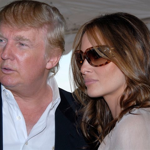 Donald Trump a Melania Trump 