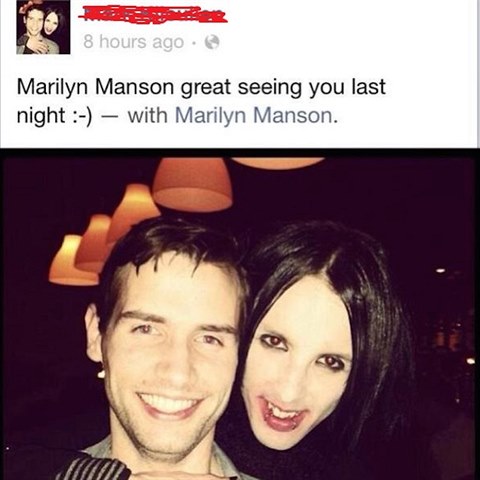 Z Marilyna Mansona by takov smv podle ns nikdo nevyloudil.