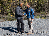 Obama se s Gryllsem rozlouil pátelským podáním ruky.
