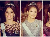 Zleva: Princezna Sofia, princezna Madeleine a princezna Victoria.