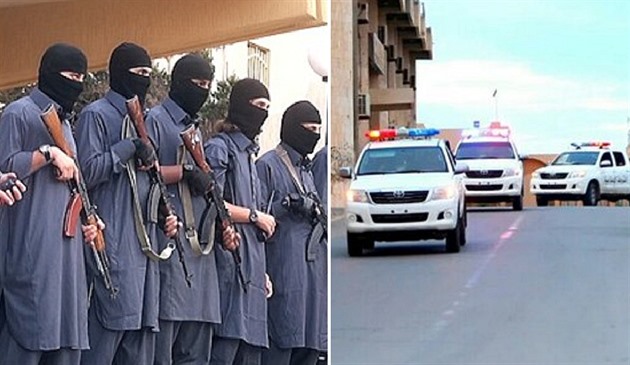 Na propandistickém videu Islámského státu pedstavují teroristé samozvanou...