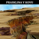 Kov s prasklinou.