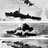 Americk sthaka potopila japonskou lo u nskho pobe v dubnu 1945.