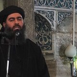 Vdce IS Abu Bakr al-Baghdadi v roce 2014.