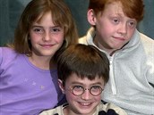 Takhle trojice hrdin vypadala podle Warner Bros. Hermionu hrála Emma Watson,...