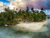 Ztracený a nalezený ostrov ve francouzské Polynésii.