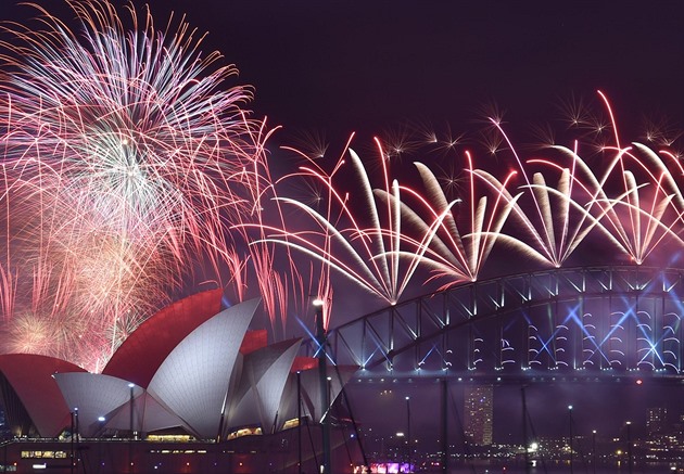 Sydney slaví nový rok.