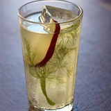 Jableno-fenyklov drink je zdrav a osvujc.