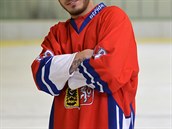 Dominik Lakato je prvním hokejistou romského pvodu v eské reprezentaci.