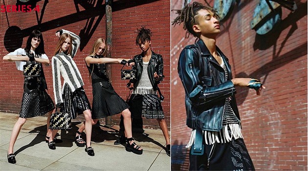 Jaden Smith se llevó la casa a cuestas al desfile de Louis Vuitton,  literalmente