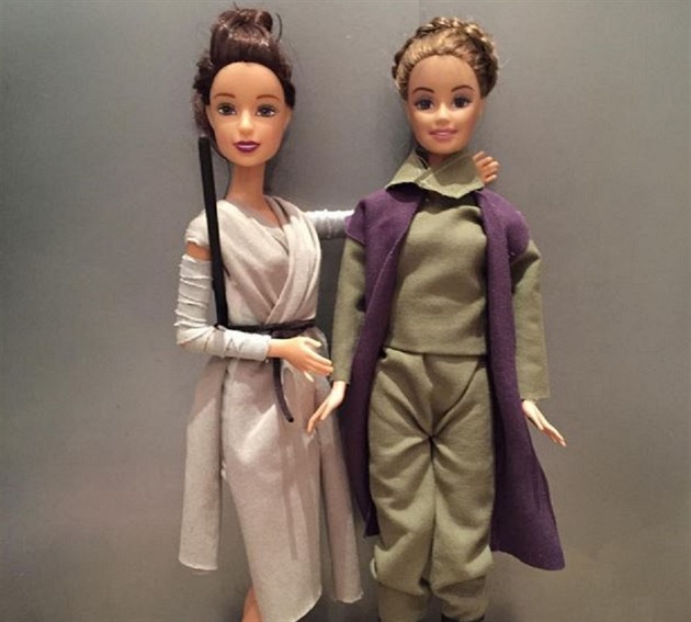 Hlavn hrdinky novch Hvzdnch vlek Rey a princezna Leia.