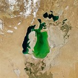 Aralské jezero se během pouhých několika let změnilo k nepoznání.
