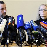 Kathrin Oertelov spolu se zakladatelem PEGIDY Lutzem Bachmannem.