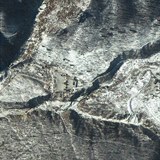 Satelitní snímky jaderné střelnice Pchunggje, kde mělo dojít k odpálení cvičné...