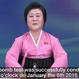 Úspěšný test vodíkové bomby v severokorejské televizi nadšeně komentovala...
