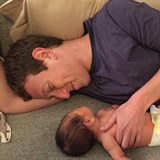 Mark Zuckerberg s dcerou Max.