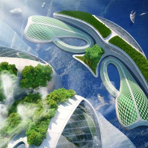 Podvodn� domy by m�ly b�t hlavn� ekologick�. M�ly by nap��klad um�t filtrovat mo�skou vodu na pitnou