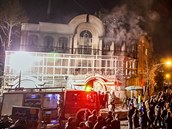 V Teheránu dav zaútoil na saudskoarabské velvyslanství.
