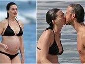 Anne Hathaway umí nosit i t�hotenské b�í�ko. S man�elem si u�ívá teplých dn� na...