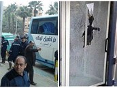 Stelba na autobus v Egypt