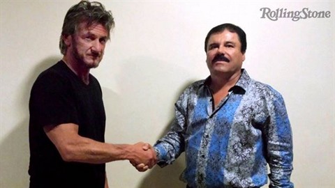 Penn se s Guzmánem seel kvli rozhovoru pro asopis Rolling Stone.