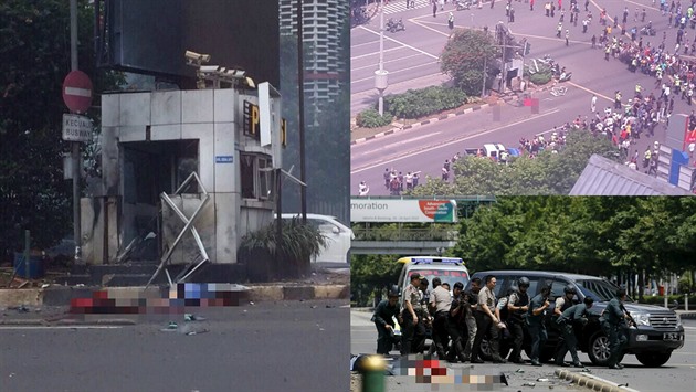 Teroristický útok v Jakart