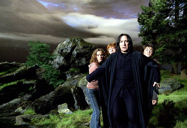 Rickmanova nejslavnjí role - Severus Snape v Harry Potterovi. Role, o ní...