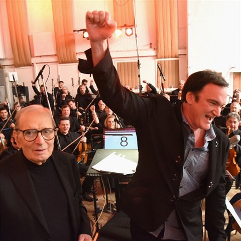 Morricone a Tarantino bhem nahrvn soundtracku s NSO.