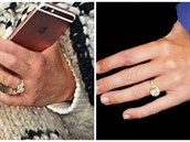 Mileynina ruka dnes (vlevo) a v roce 2013, kdy byli s Liamem jet oficiáln...