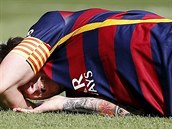 Lionel Messi chybl na podzim Barcelon dva msíce.