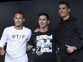 Ti finalisté Zlatého míe: Neymar, Messi, Ronaldo.