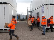 Francouzské úady plánují vybudovat obytné kontejnery pro a 1500 uprchlík.