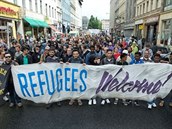 Berlín patí k multikulturním mstm, která uprchlíky podporují.