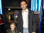 Roman Vojtek se svou dcerkou Editkou.