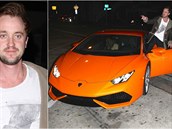 Tom Felton má u tetí Lamborghini.