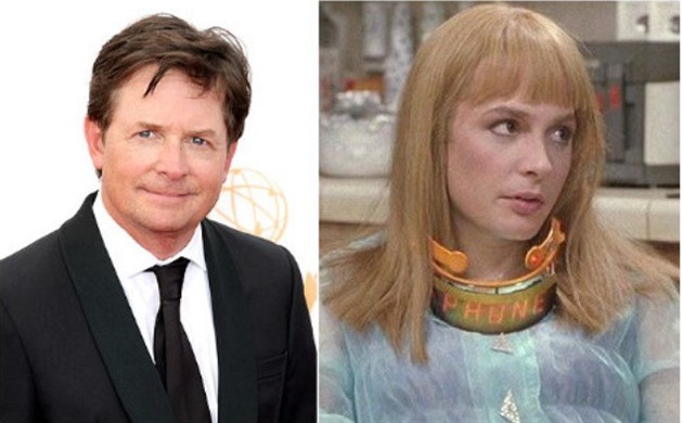 V Nvratu do budoucnosti hrl namaskovan Michael J. Fox vlastn dceru.