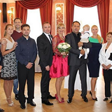 Spolen fotka ze svatby Daniely inkorov. Pro modertorka tak dlouho otlela...